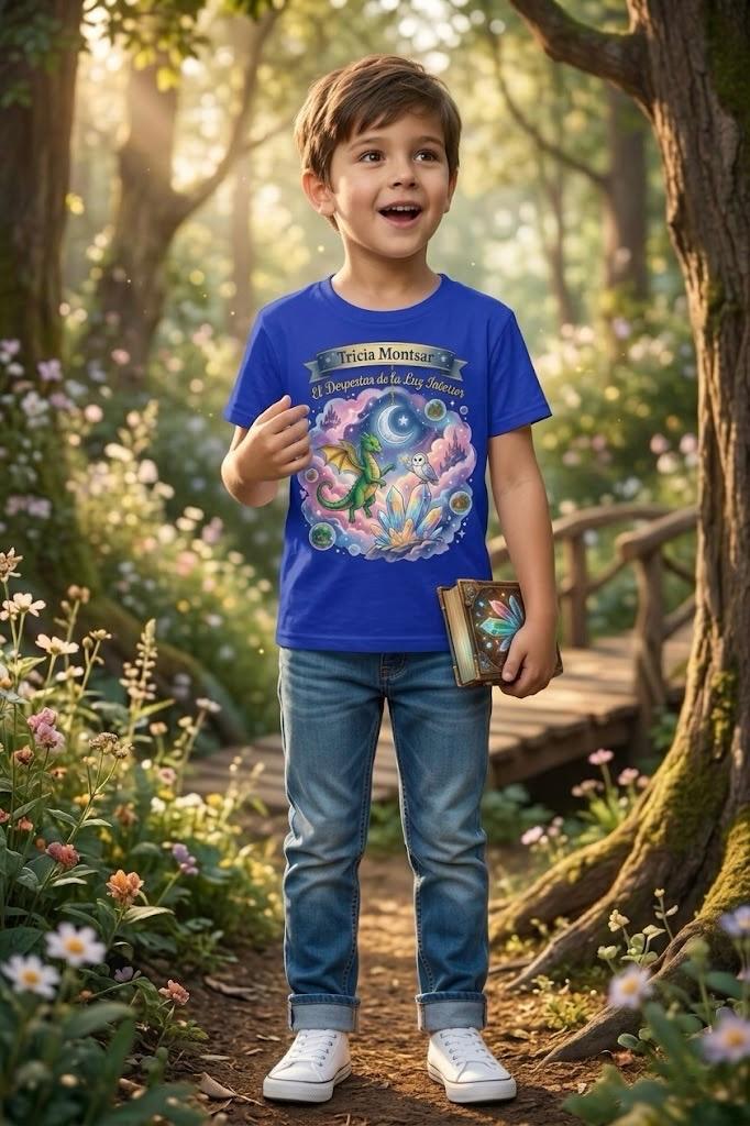 Camiseta Infantil Luz Interior